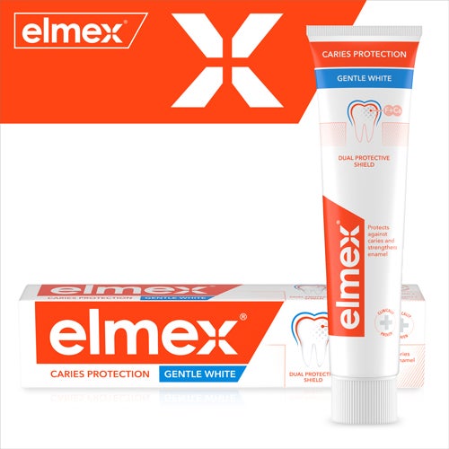 elmex® Caries Protection Gentle White паста за зъби